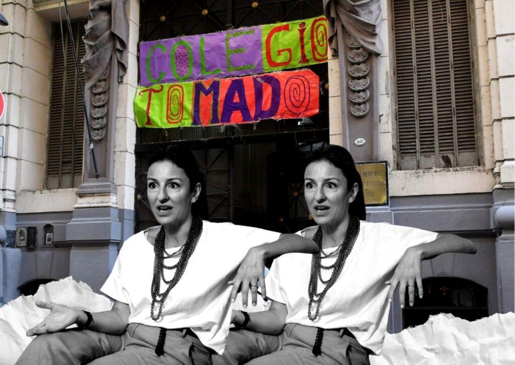 Ministra de educación Acuña y colegios tomados